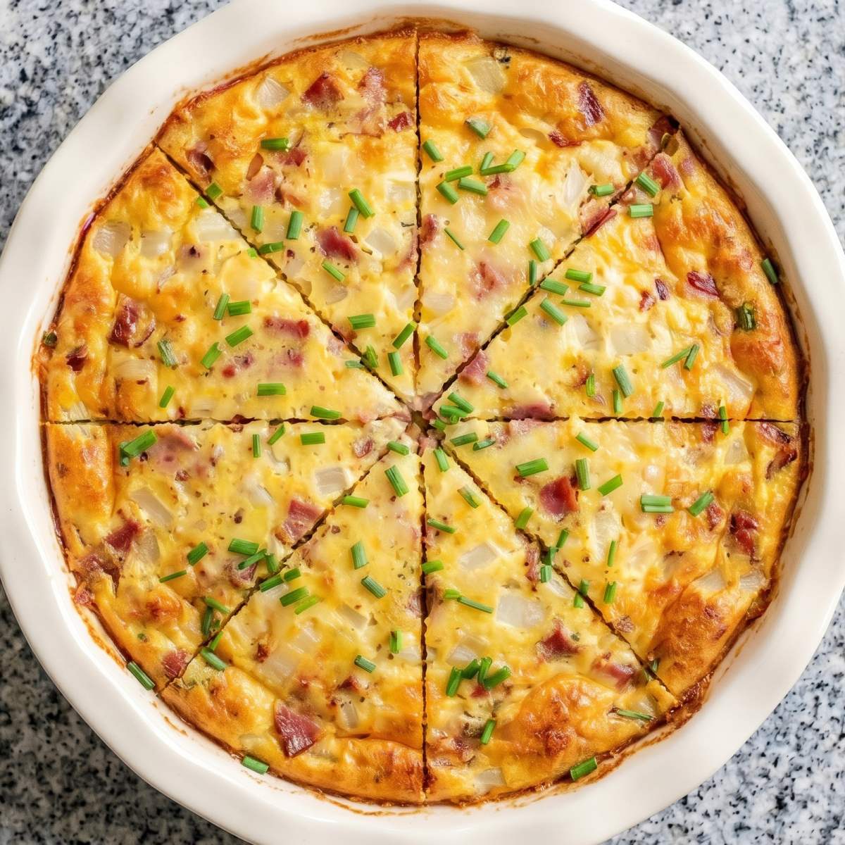 Keto Crustless Quiche Lorraine