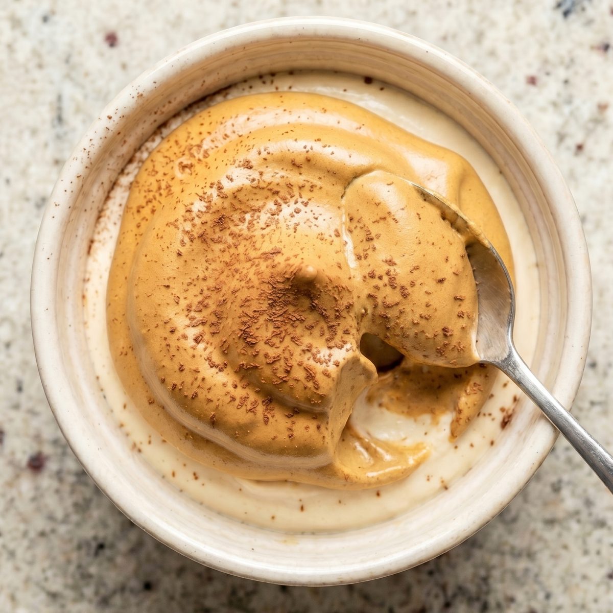 Keto Dalgona Coffee Cream Cups