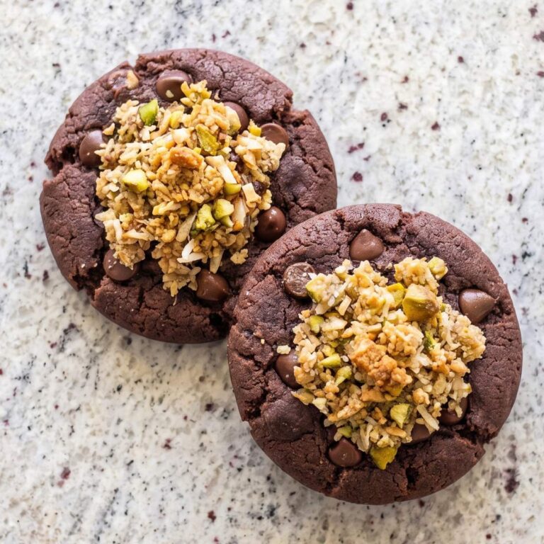 Keto Dubai Chocolate Cookies