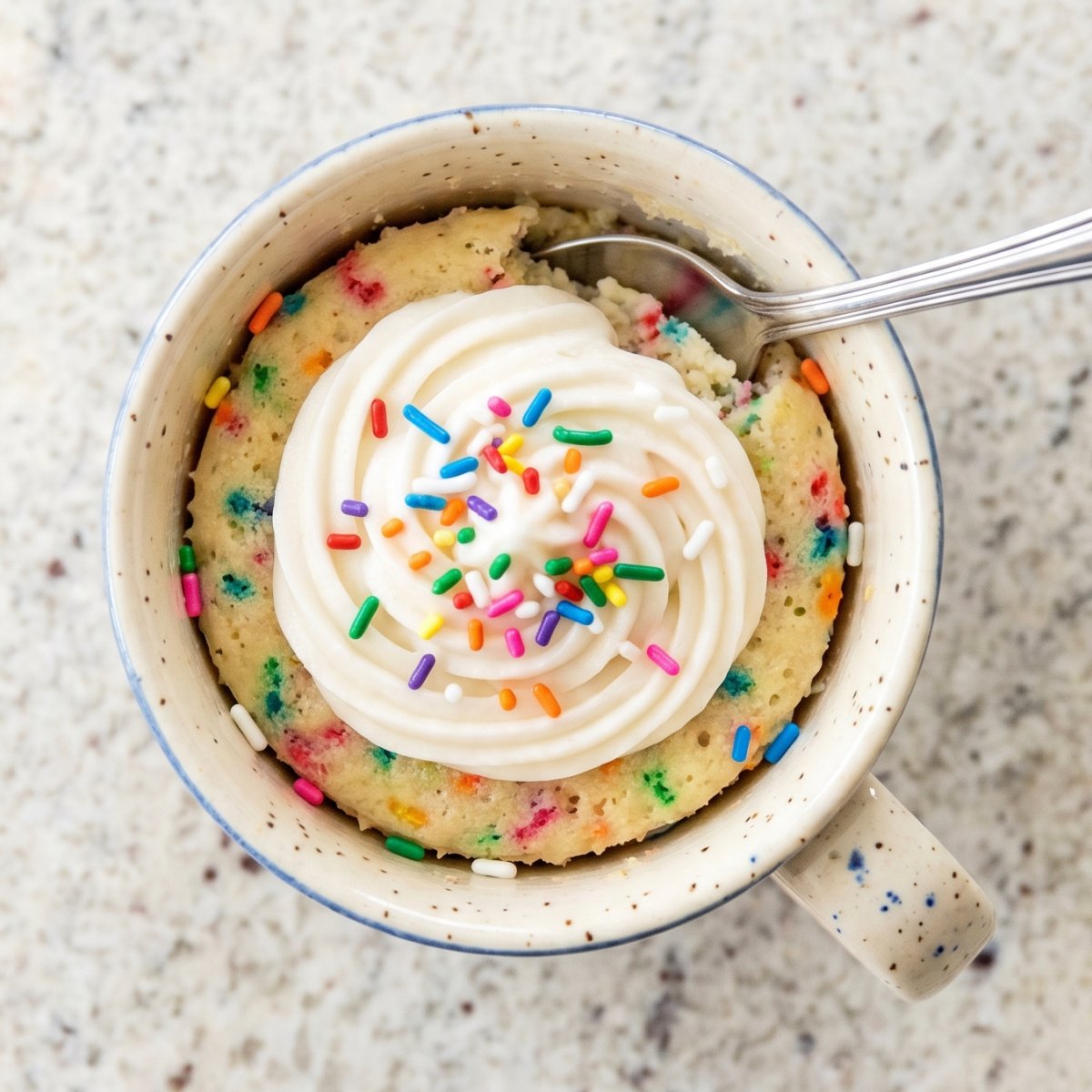 Keto Funfetti Mug Cake