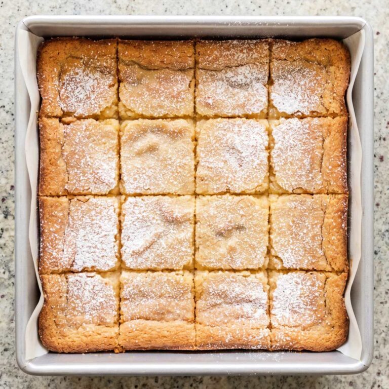 Keto Gooey Butter Cake Bars