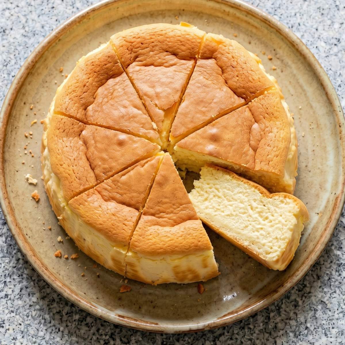 Keto Japanese Fluffy Cheesecake