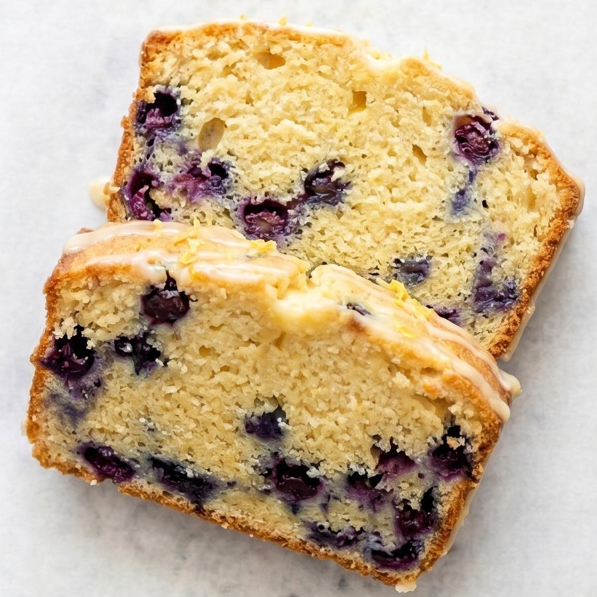 Keto Lemon Blueberry Pound Cake