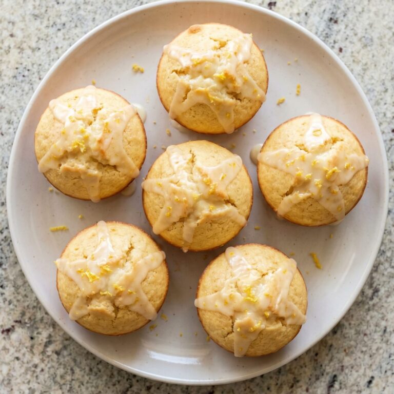 Keto Lemon Ricotta Cloud Muffins
