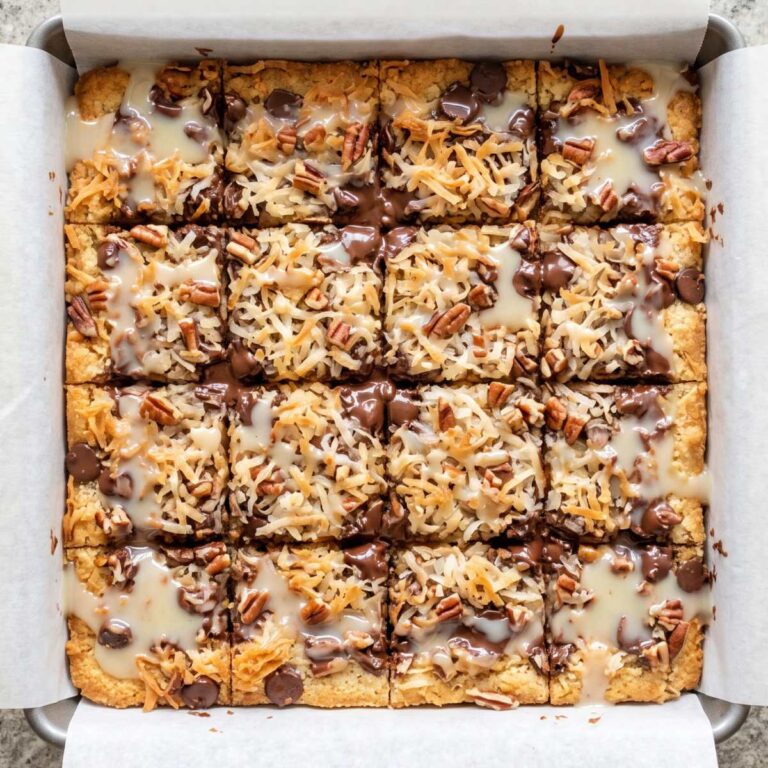 Keto Magic Cookie Bars