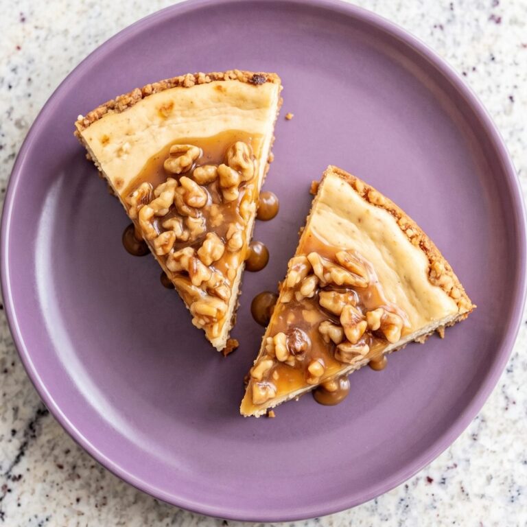 Keto Maple Walnut Cheesecake