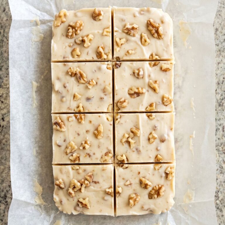 Keto Maple Walnut Fudge