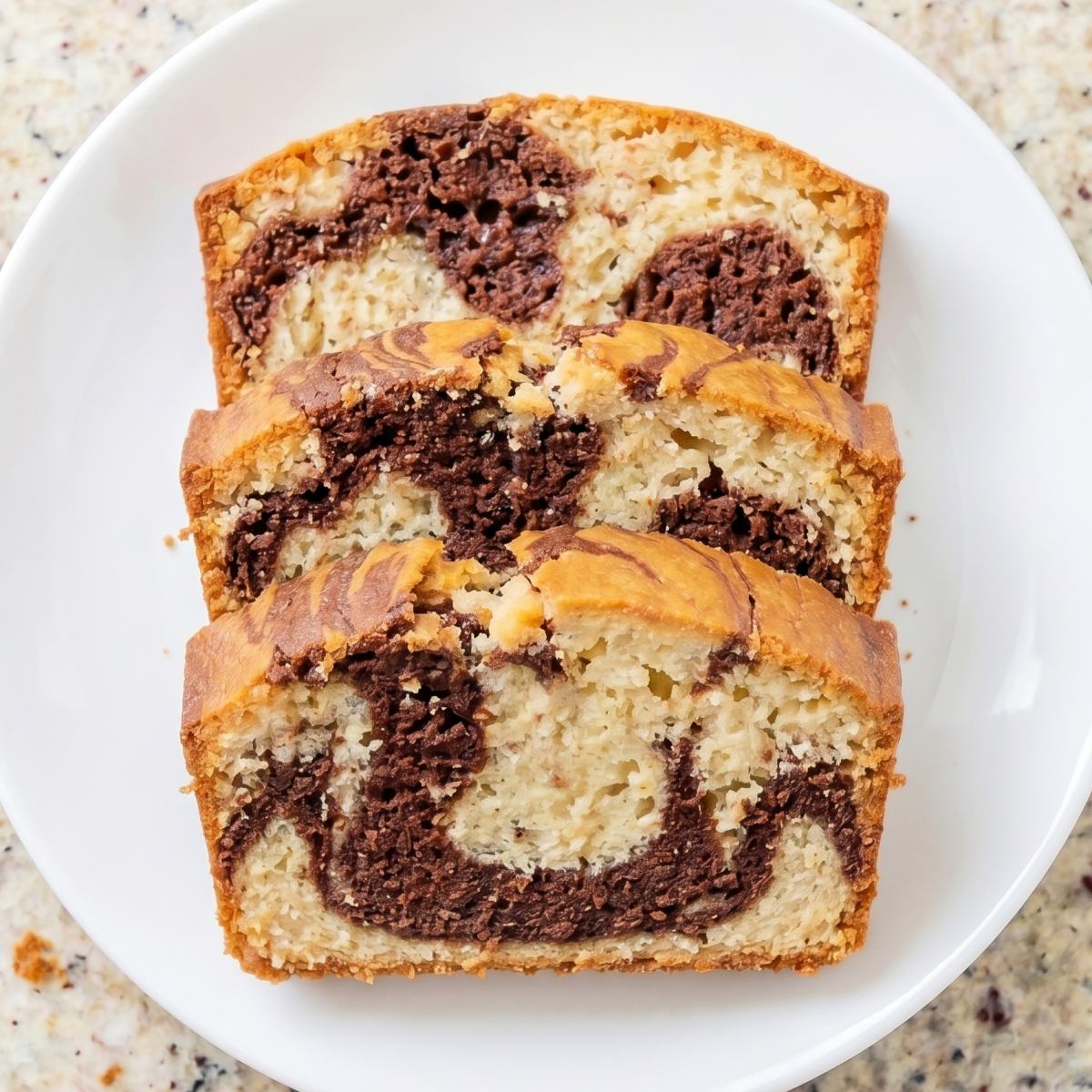 Keto Marble Pound Cake