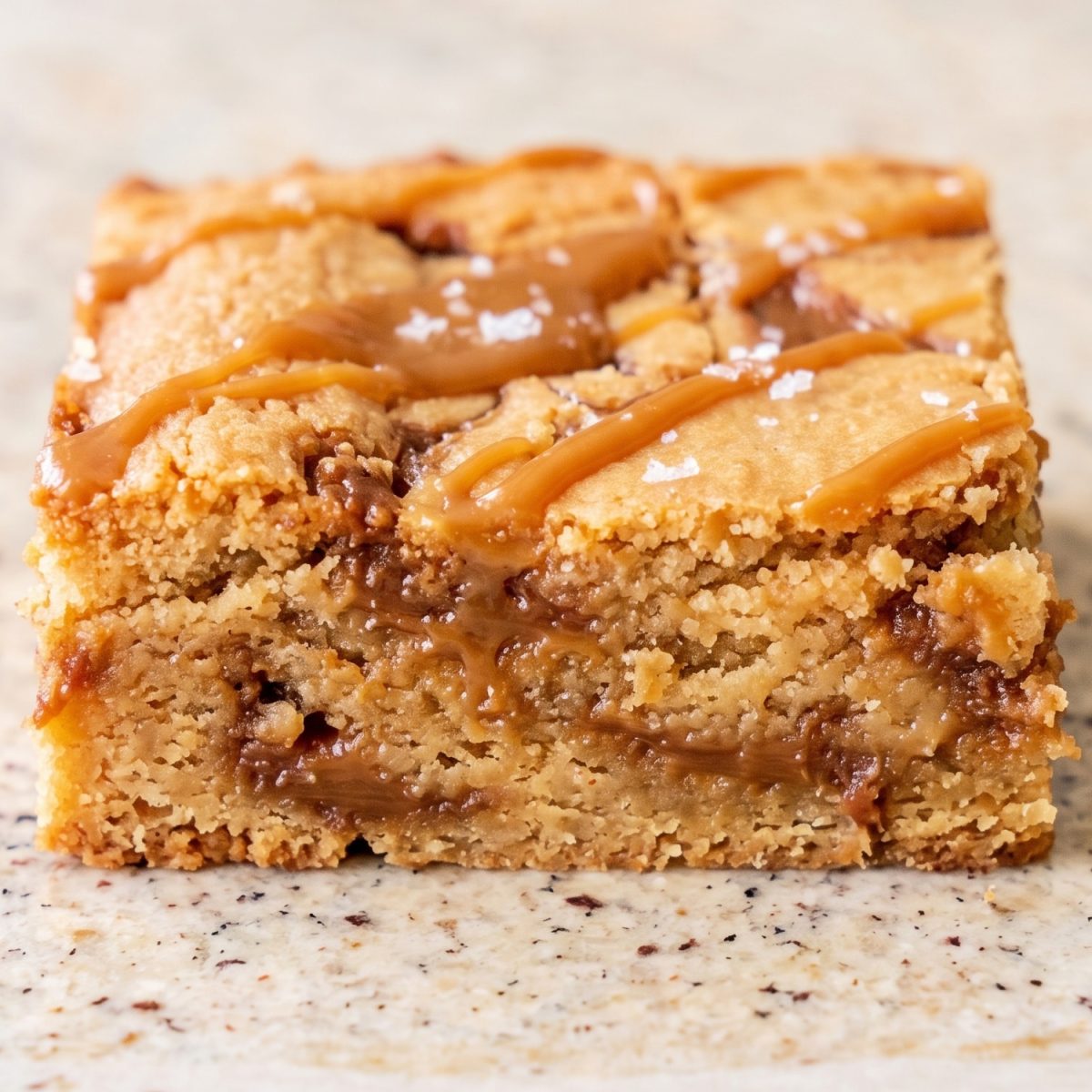 Keto Miso Caramel Blondies