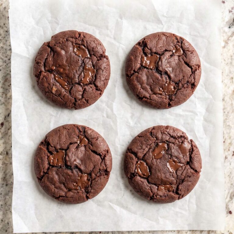 Keto Mocha Fudge Cookies