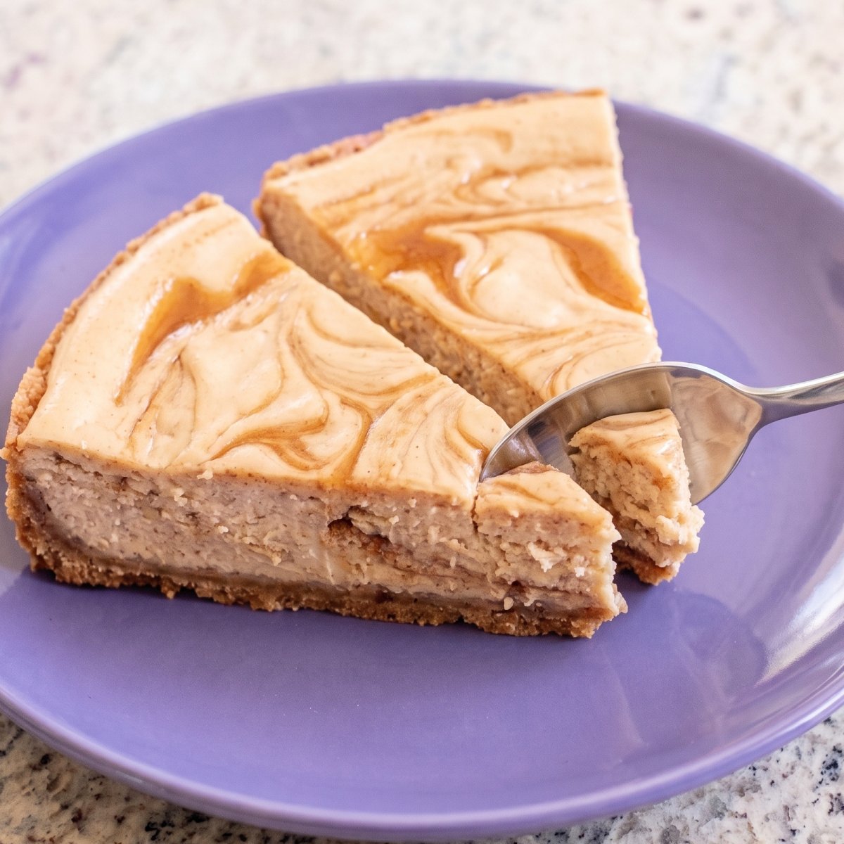 Keto No Bake Cinnamon Dolce Cheesecake
