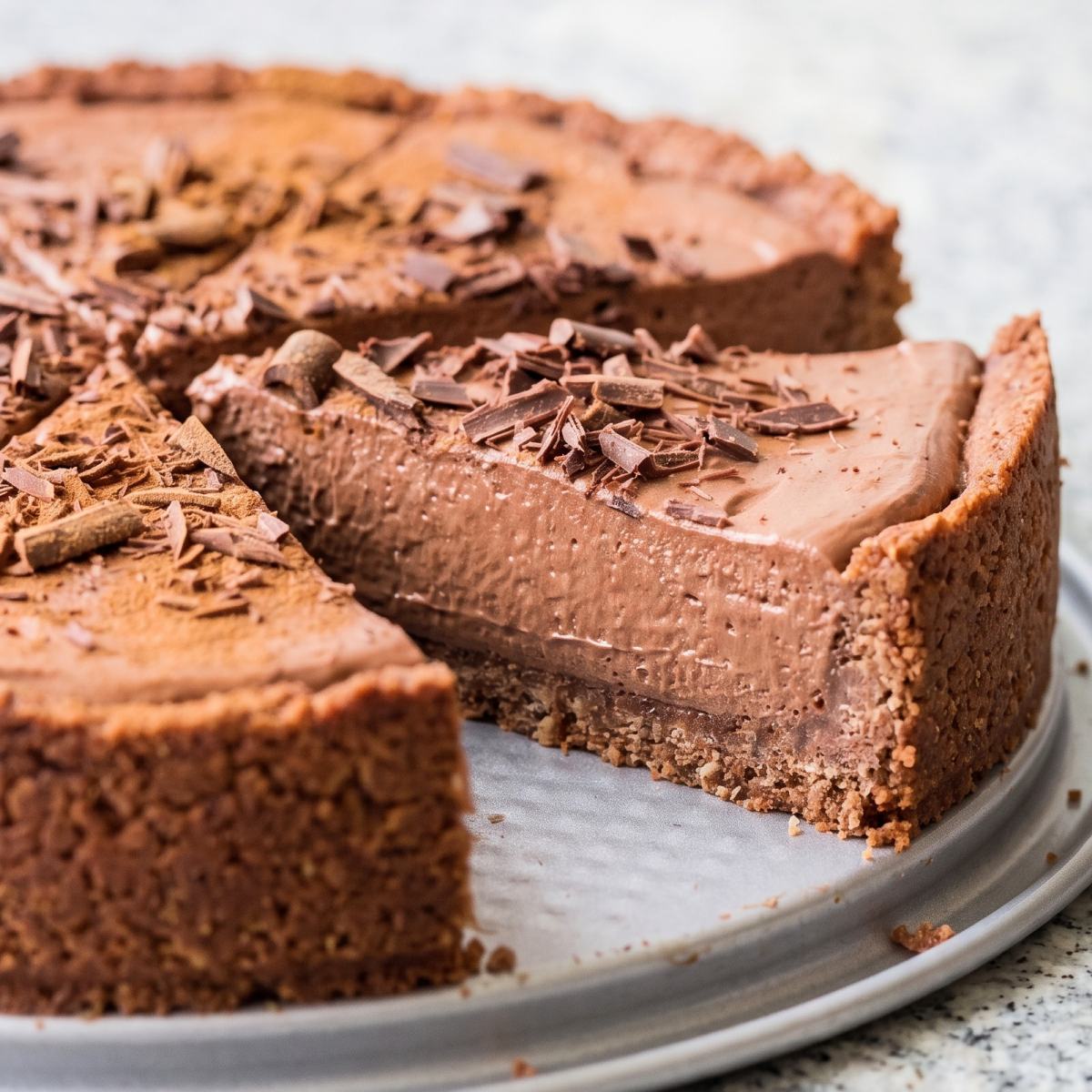 Keto No Bake Mexican Chocolate Cheesecake