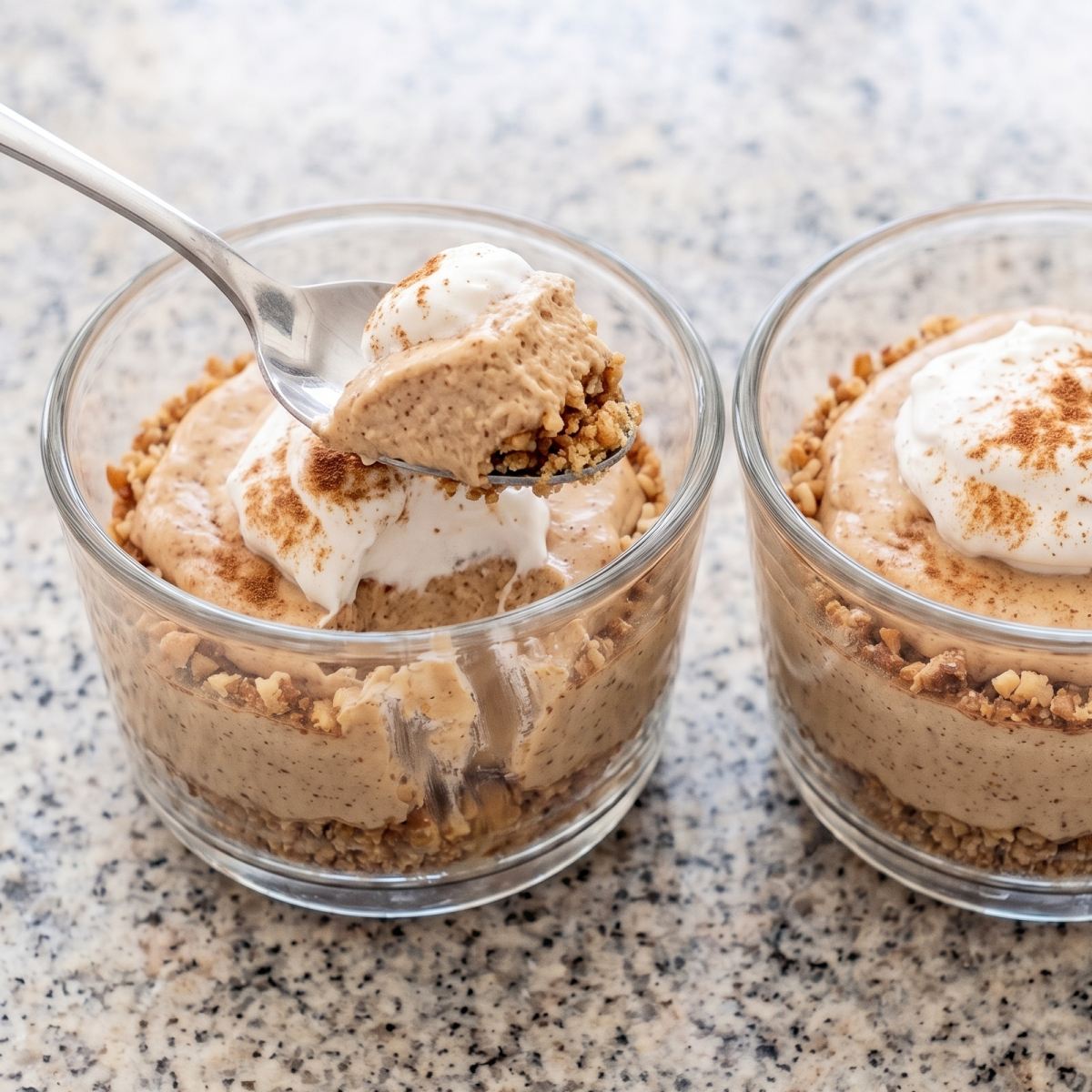 Keto No Bake Vanilla Chai Cheesecake Cups