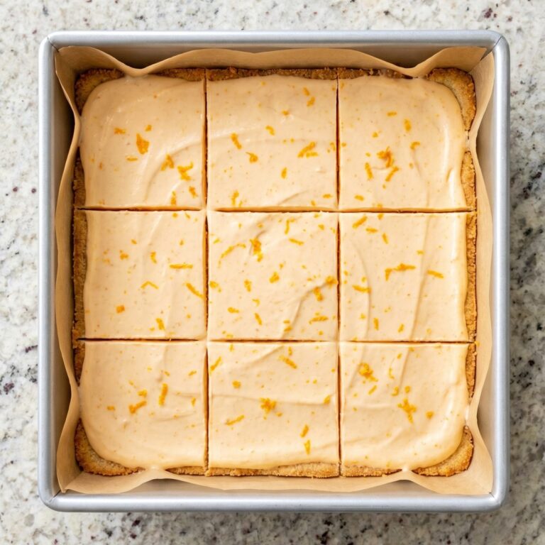 Keto Orange Creamsicle Bars