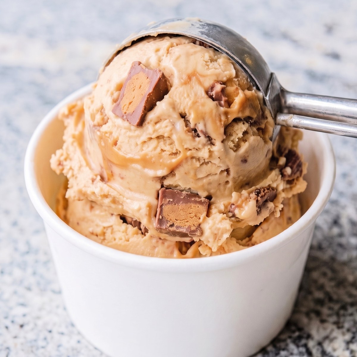 Keto Peanut Butter Cup Ice Cream