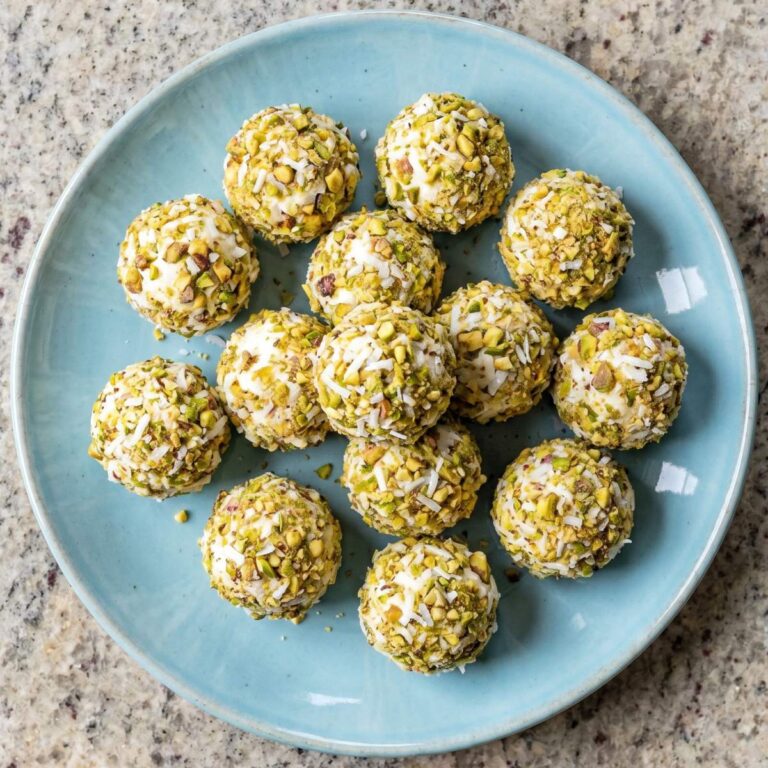 Keto Pistachio Cream Truffles