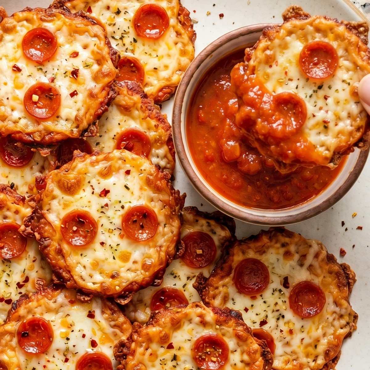 Keto Pizza Chips