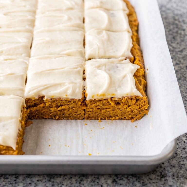 Keto Pumpkin Bars with Cream Cheese Frosting