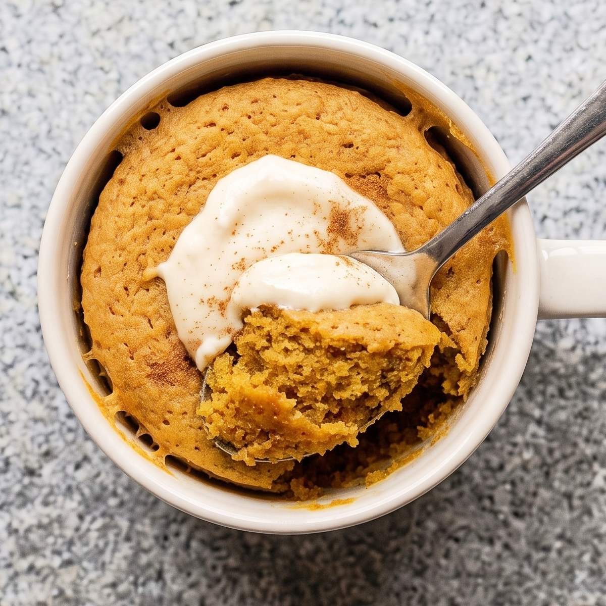 Keto Pumpkin Mug Cake