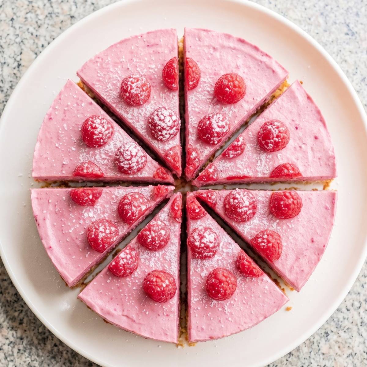 Keto Raspberry Cream Cake