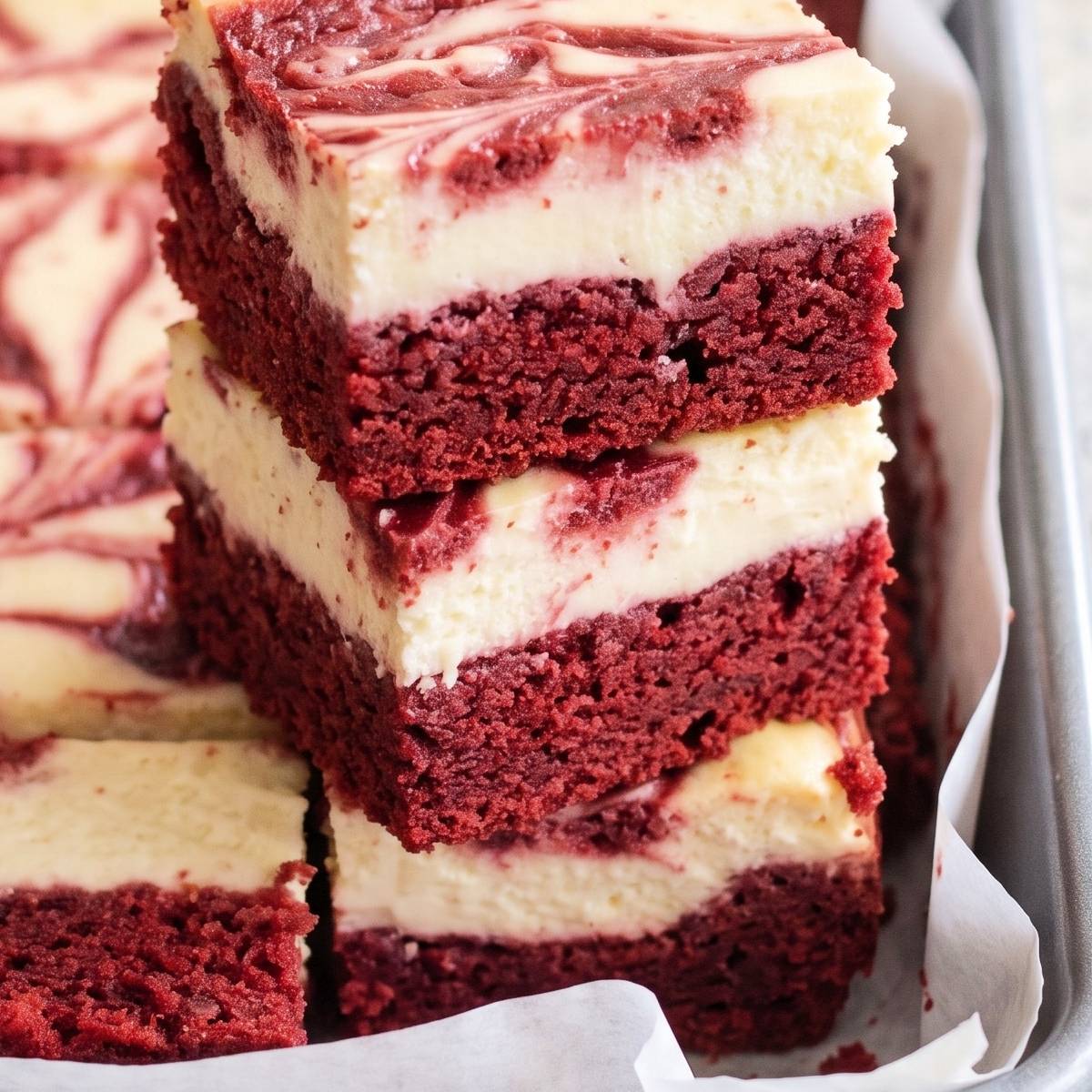 Keto Red Velvet Cheesecake Bars
