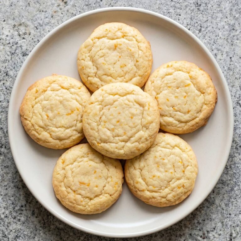 Keto Ricotta Orange Cookies