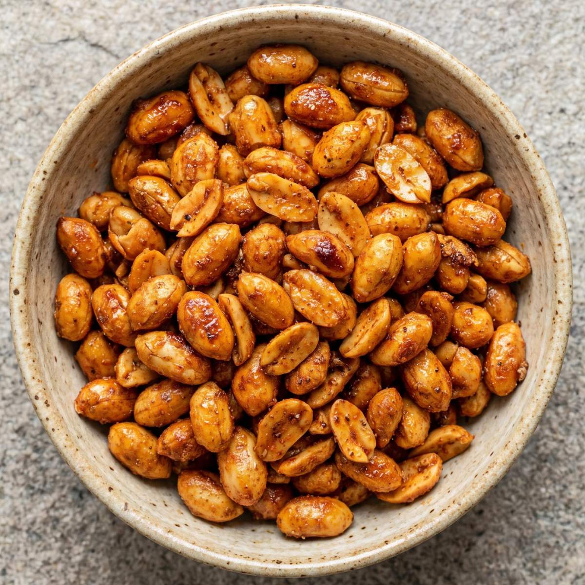 Keto Spicy Honey Roasted Peanuts