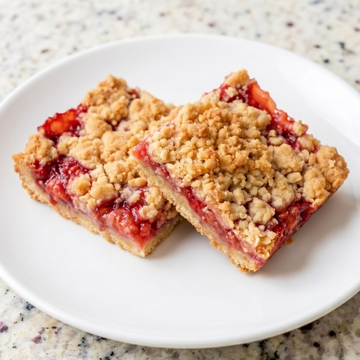 Keto Strawberry Crumble Bars