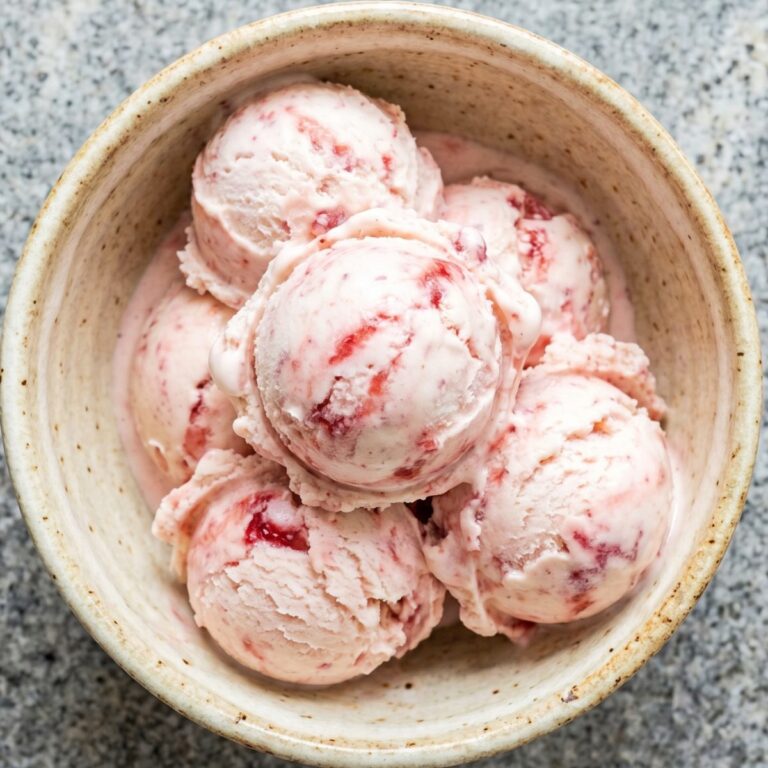 Keto Strawberry Ice Cream