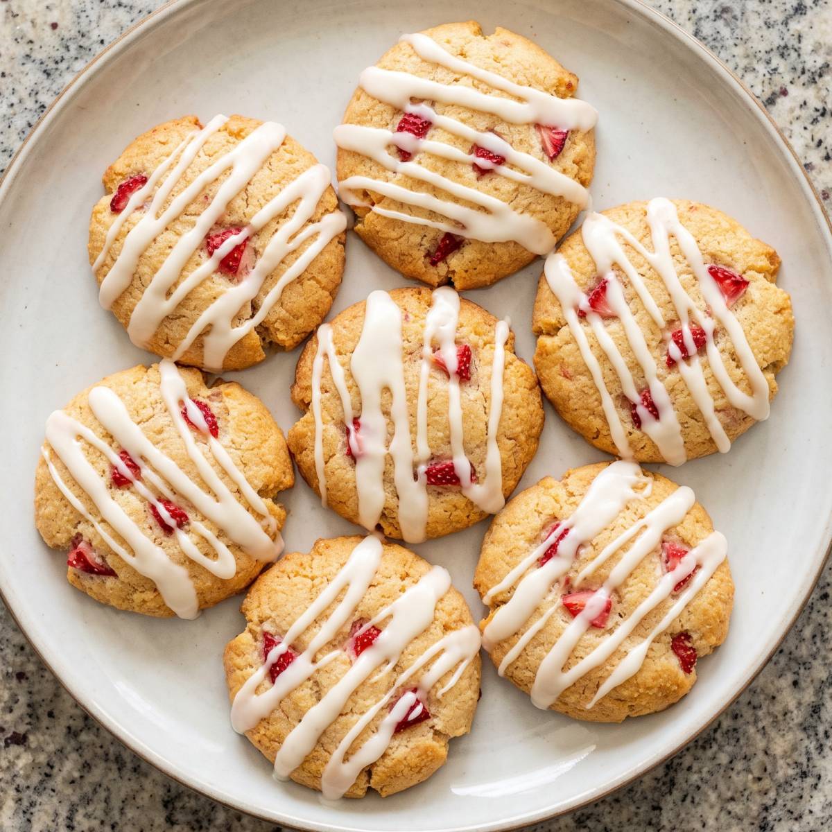 Keto Strawberry Shortcake Cookies
