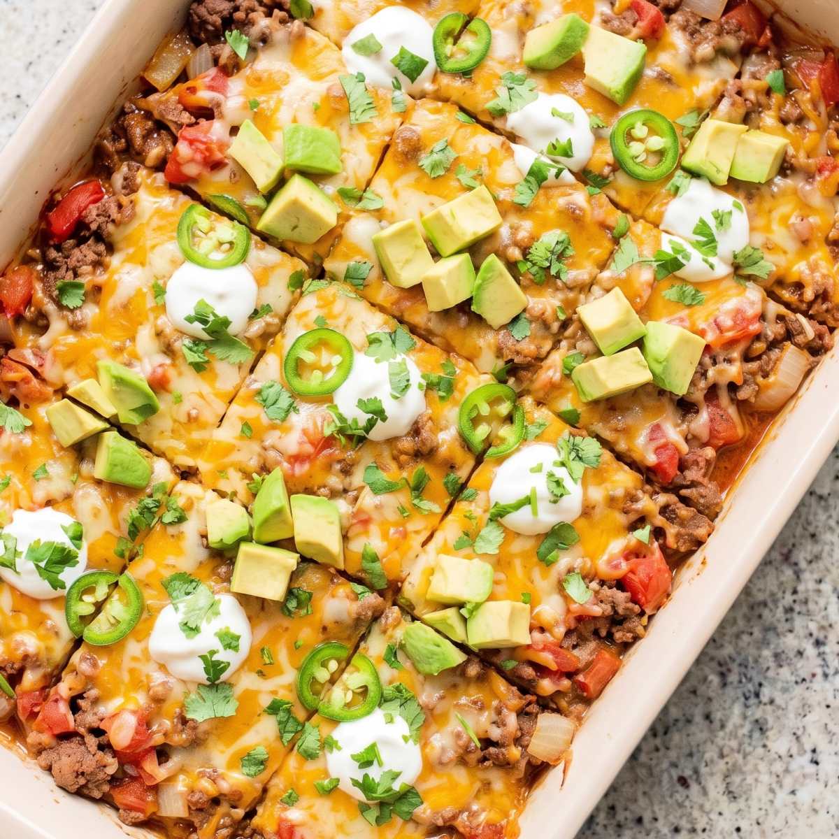 Keto Taco Casserole