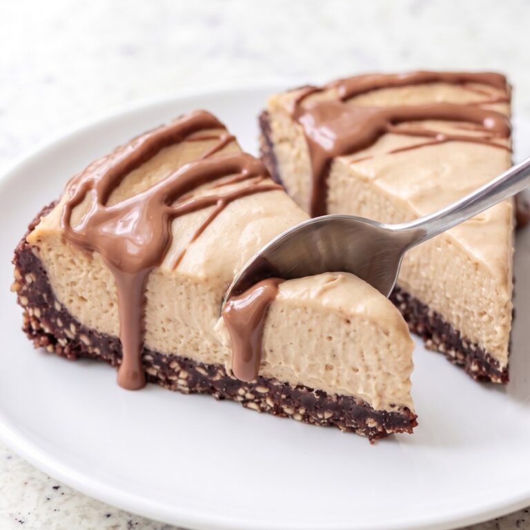 Keto Tahini Chocolate Cheesecake