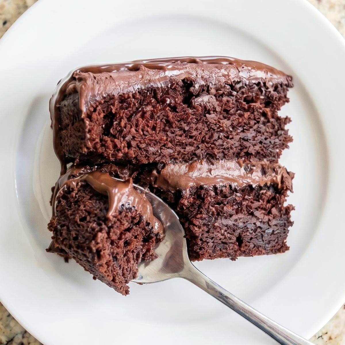 Keto Triple Chocolate Cake