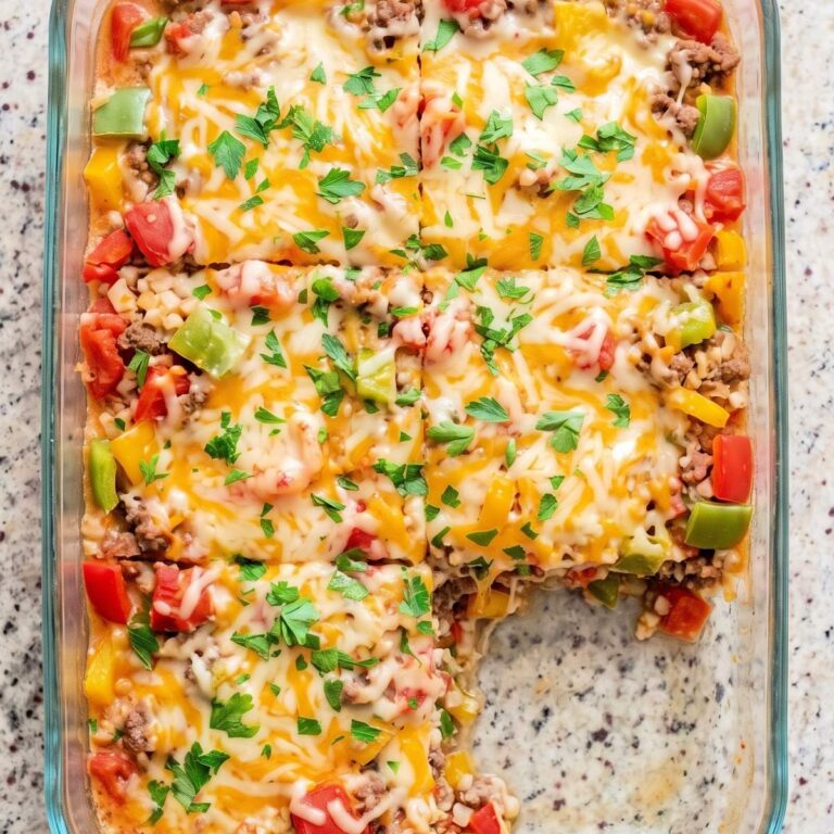 Keto Unstuffed Pepper Casserole