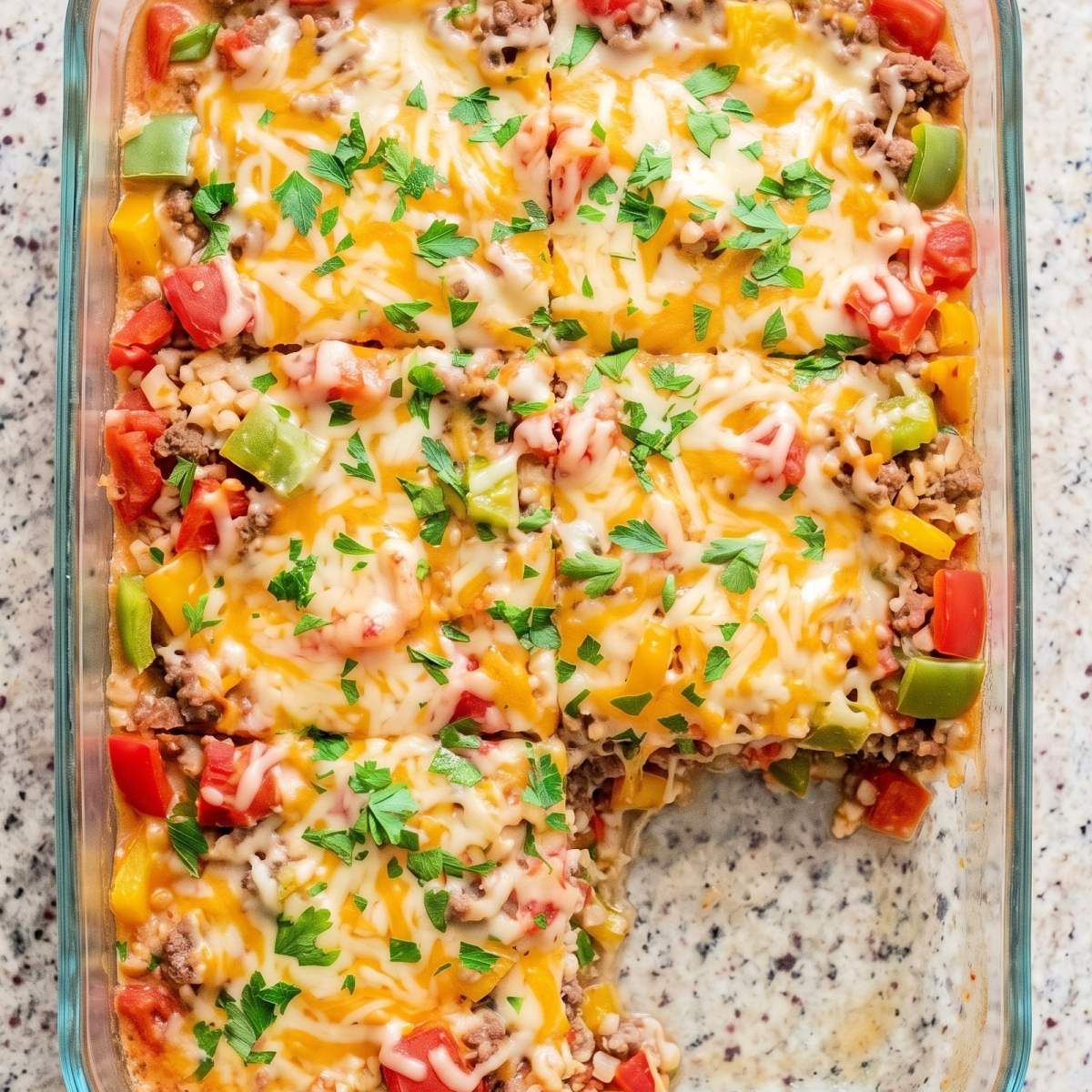 Keto Unstuffed Pepper Casserole