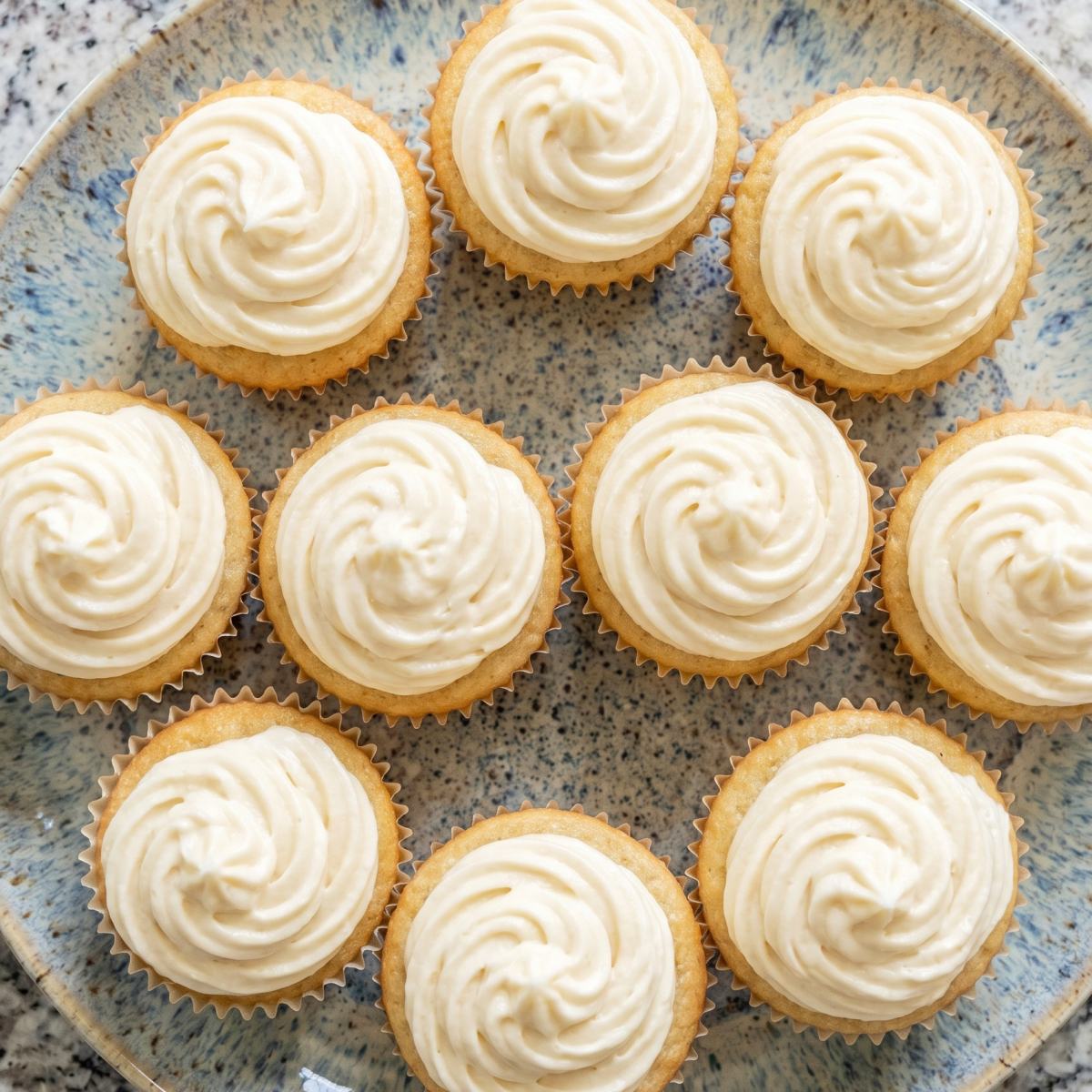 Keto Vanilla Cupcakes with Buttercream