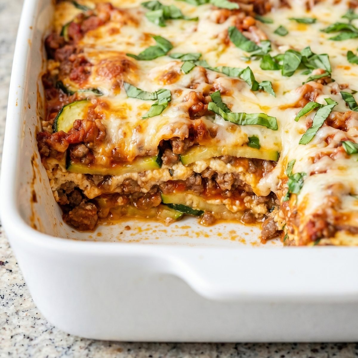 Keto Zucchini Lasagna