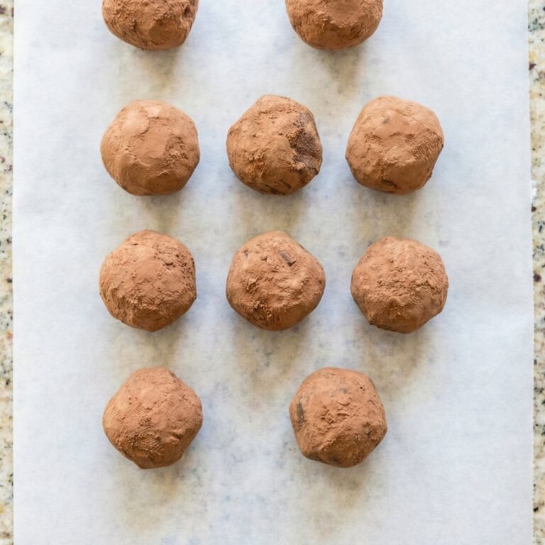 Low Carb Espresso Chocolate Truffles