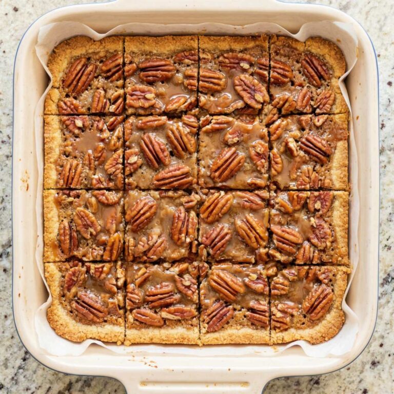 Low Carb Pecan Pie Bars