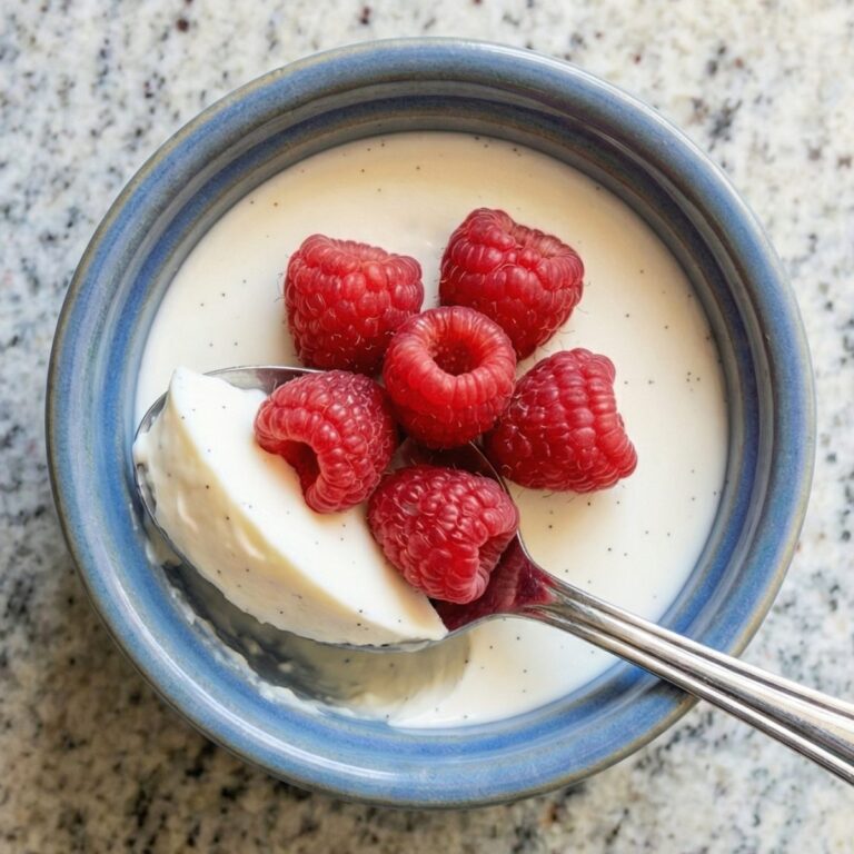 Low Carb Vanilla Panna Cotta